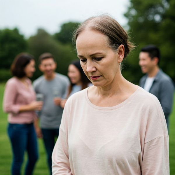 Nhiều phụ nữ ngại giao tiếp, từ chối những buổi gặp mặt, hay thậm chí né tránh ánh nhìn của người khác chỉ vì mái tóc không còn như xưa