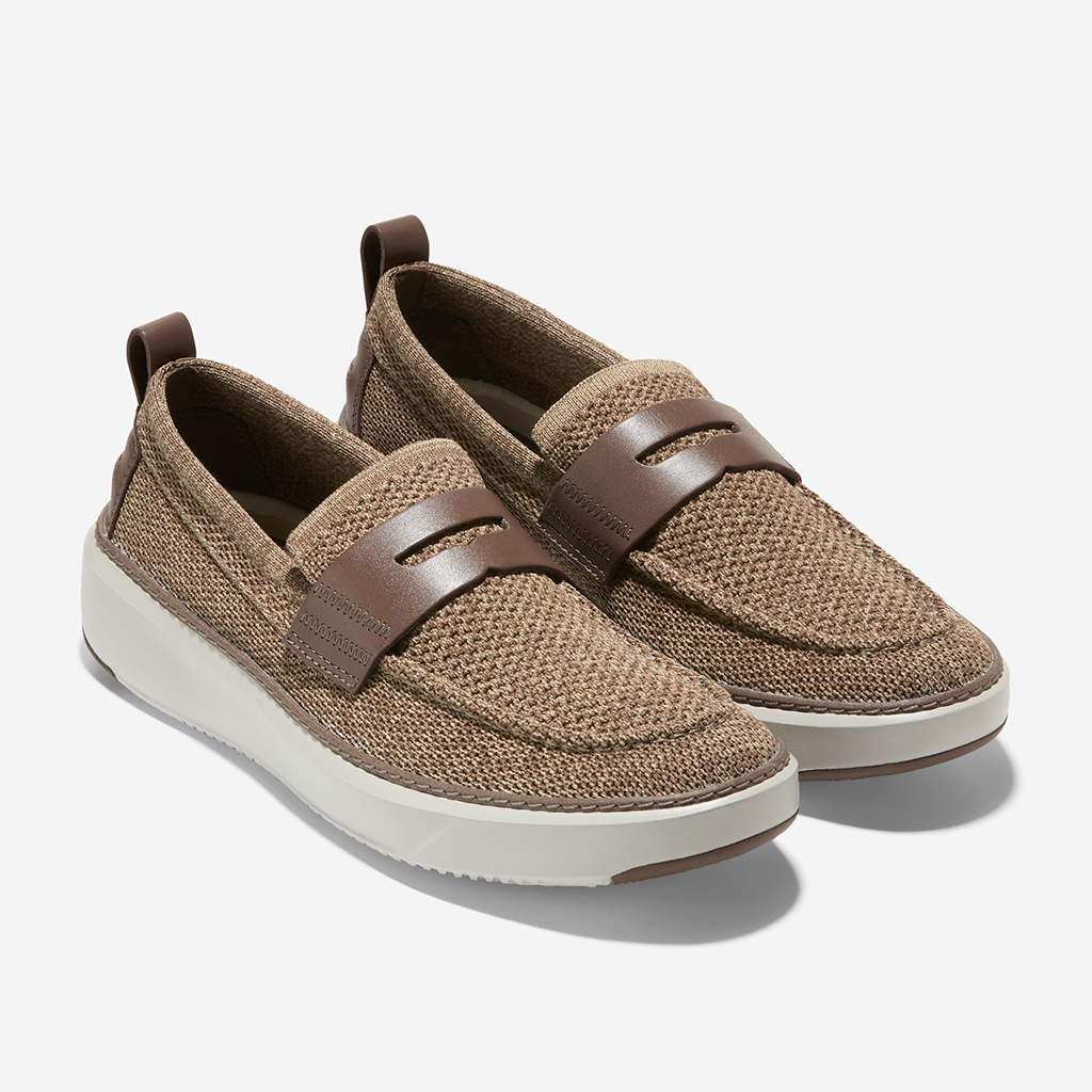 Giày lười nam Cole Haan GrandPro Topspin STLT Loafer – Màu Nâu