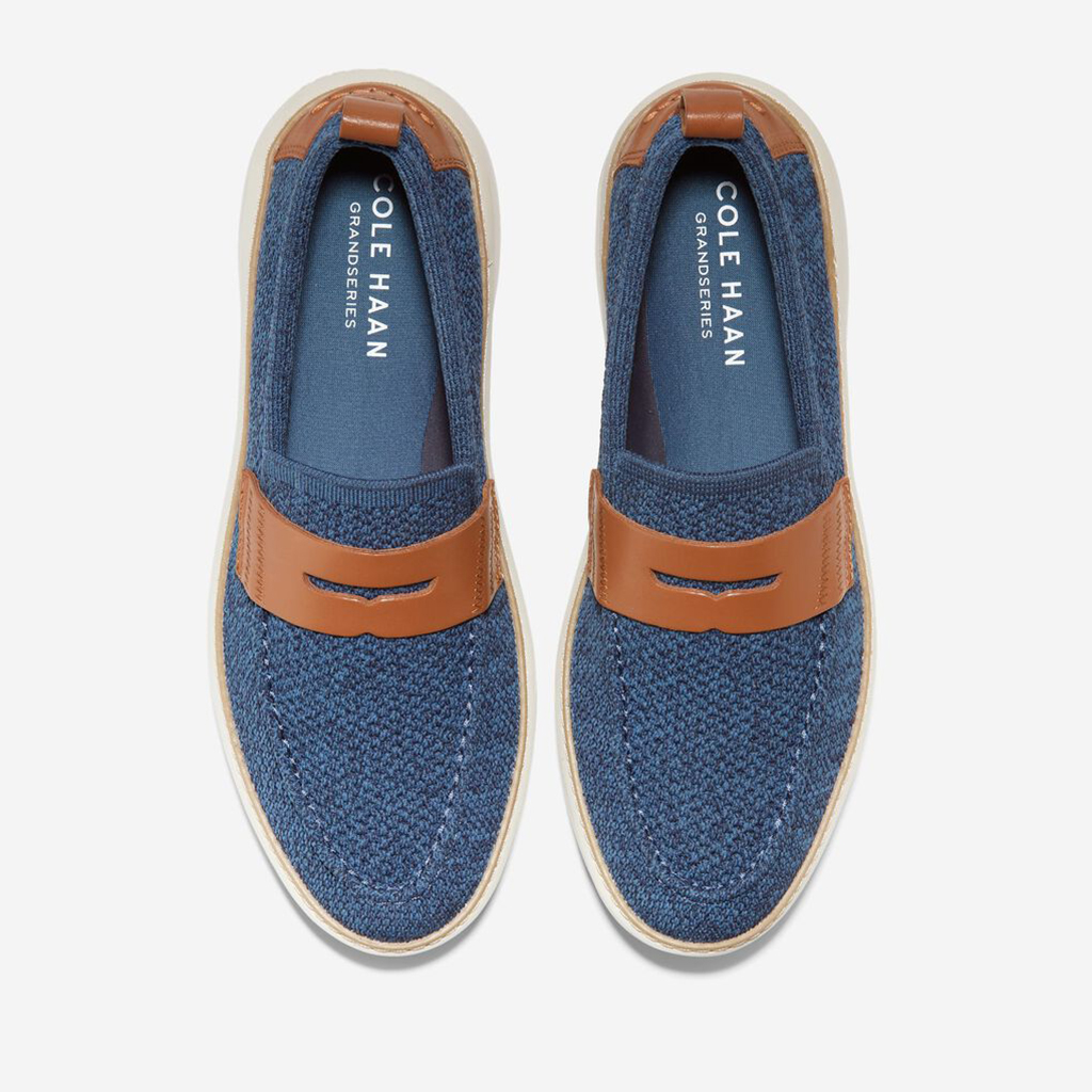 Giày lười nam Cole Haan GrandPro Topspin STLT Loafer – Màu xanh navy