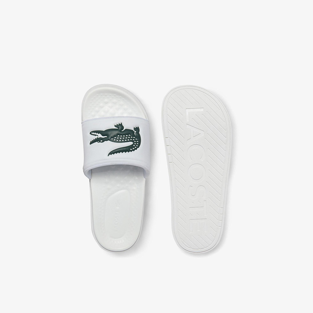 Dép nam Lacoste Croco Dualiste – Trắng