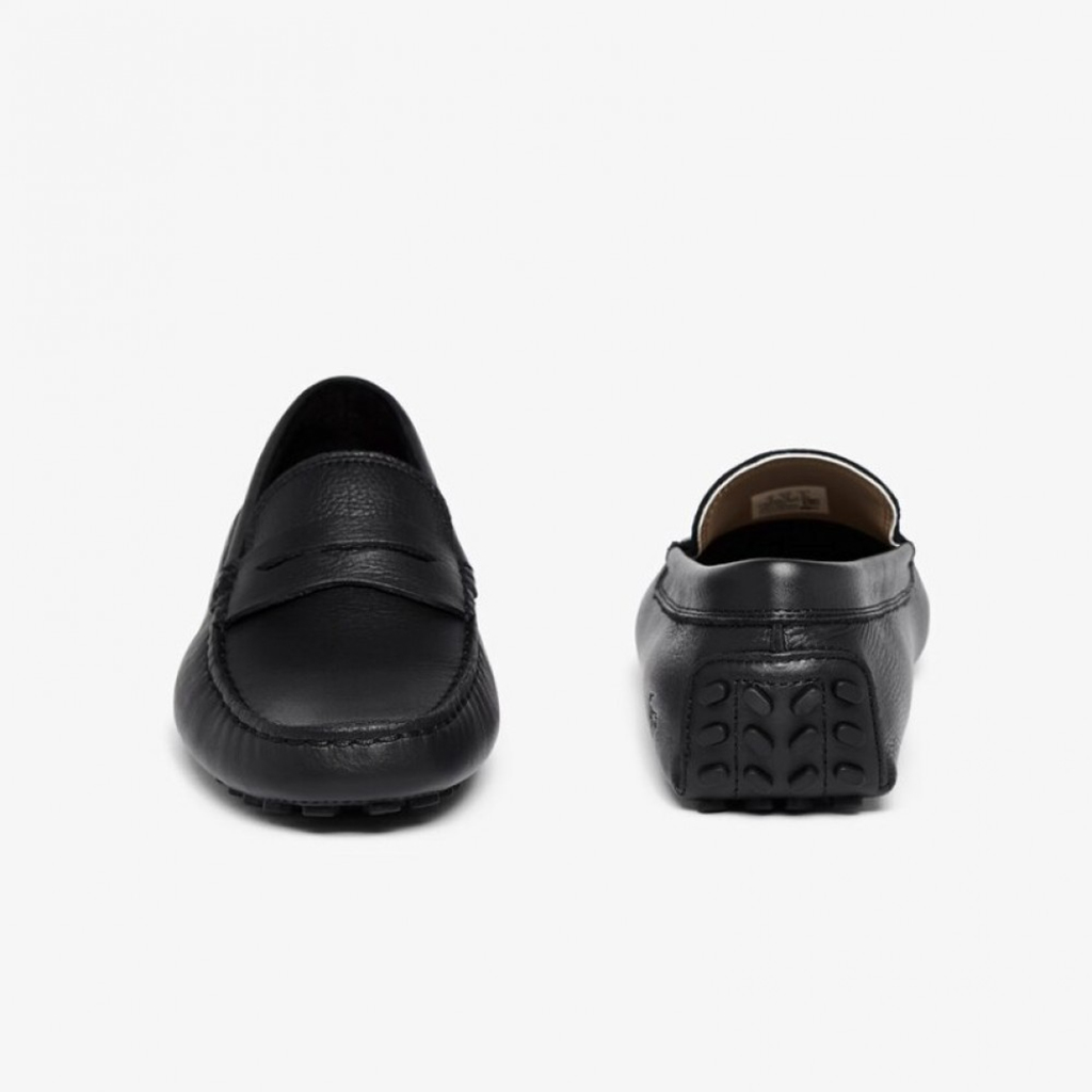 Giày Lười Moccasins Lacoste Concours 118 - Đen