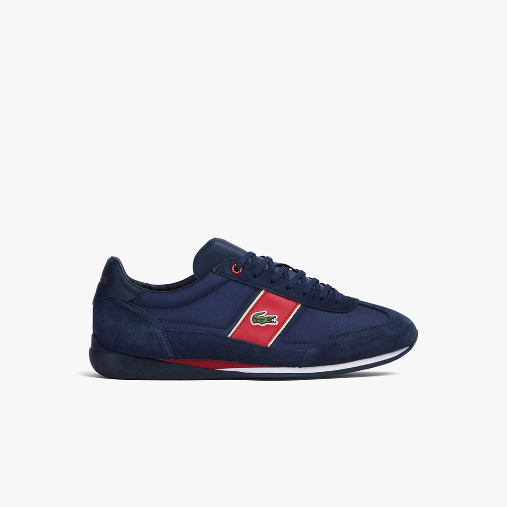 Giày nam Lacoste Angular Textile and Leather 222 – Xanh Navy