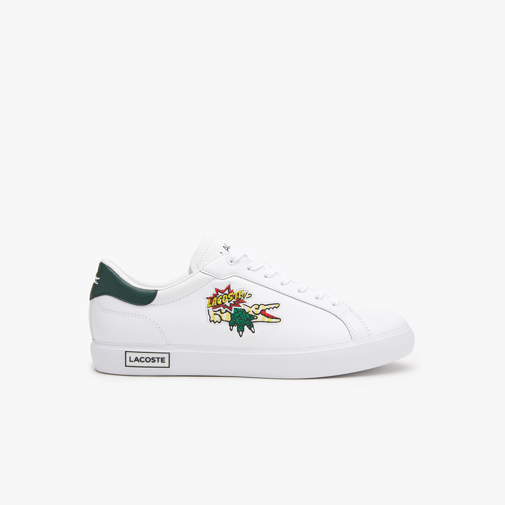 Giày thể thao nam Lacoste Powercourt Leather 222 – Trắng