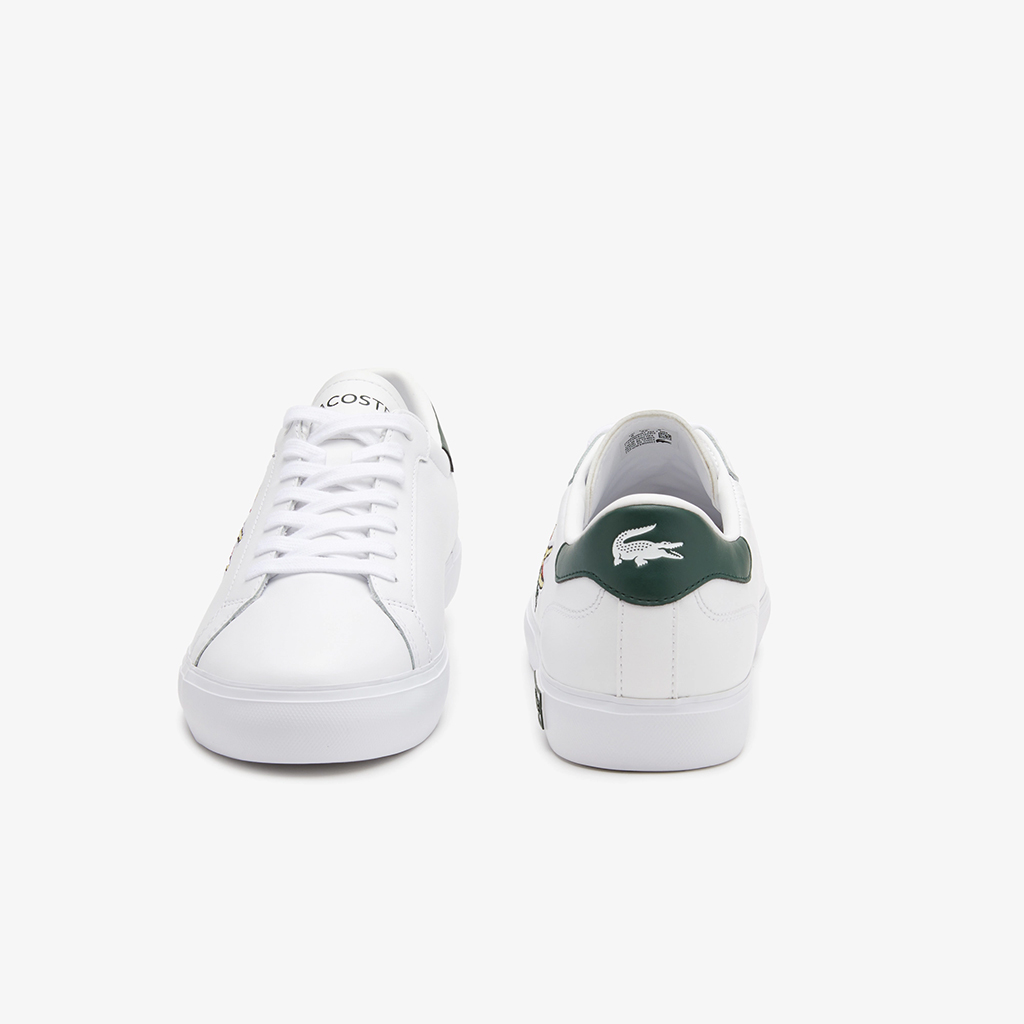 Giày thể thao nam Lacoste Powercourt Leather 222 – Trắng