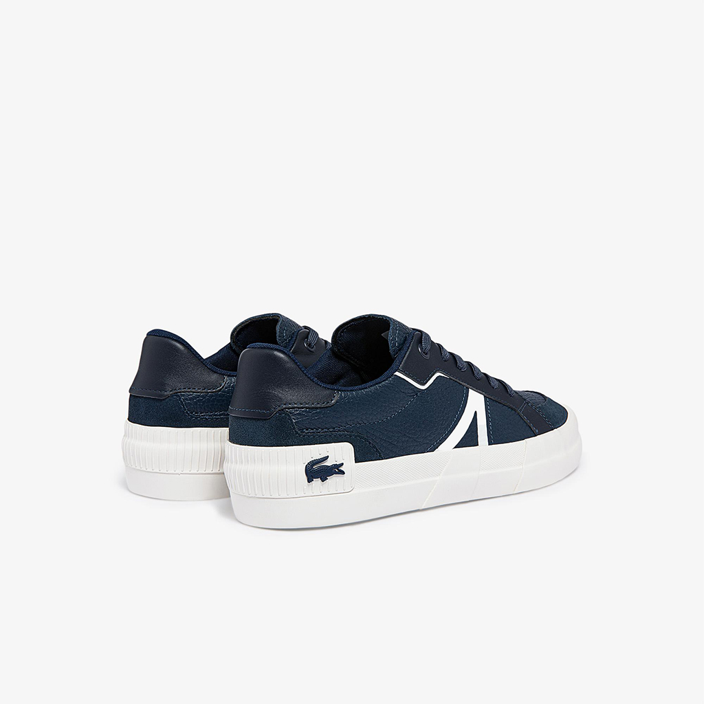 Giày nam Lacoste L004 0722 – Xanh navy/Trắng