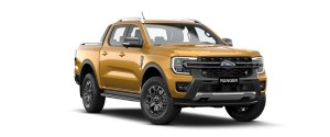 Ford Ranger màu vàng cam