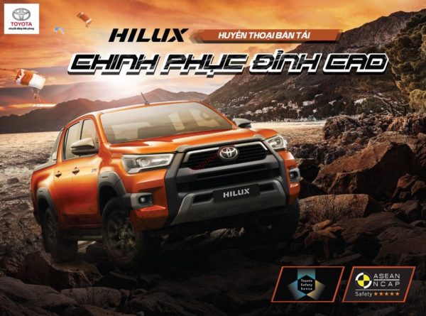 Thông số kỹ thuật bán tải Toyota Hilux 2022