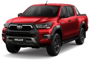 Bán tải Hilux màu đỏ (3T6)