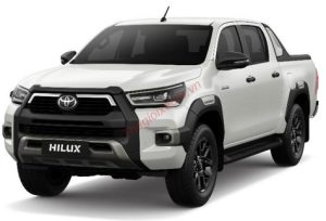 Bán tải Hilux màu trắng ngọc trai (070)
