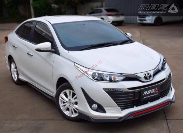 Toyota Vios đời từ 2018 - 2020 độ body kit RBS nhập khẩu Thái Lan