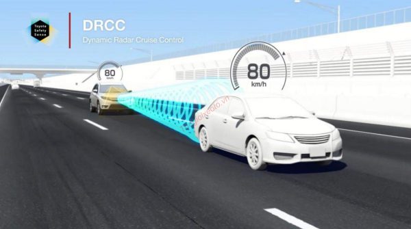 Hệ thống kiểm soát hành trình chủ động DRCC trên xe Toyota