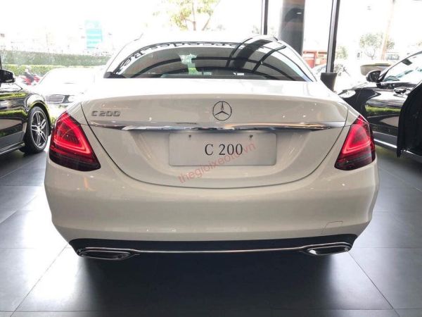 nội ngoại thất mercedes c200 2019 màu trắng