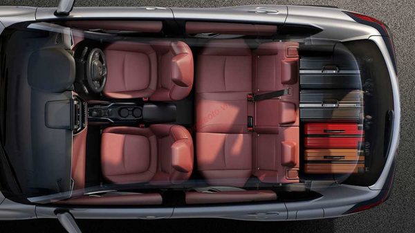 cách bố trí ghế Toyota Corolla Cross 2022