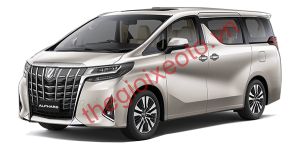 Alphard Luxury màu bạc (4X1)