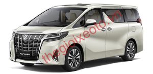 Alphard Luxury màu trắng ngọc trai (086)