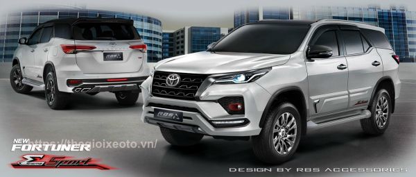 ngoại thất Body kit RBS độ cho xe Fortuner 2021