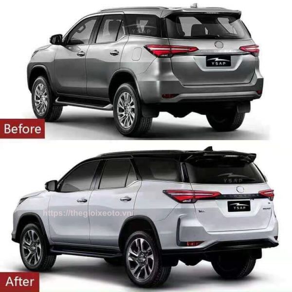 hình ảnh body kit xe Fortuner 2016-2021 độ lên Fortuner Legender 2021