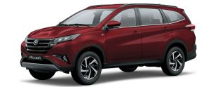 Toyota Rush màu đỏ đun