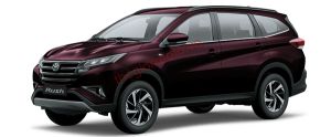 Toyota Rush màu đỏ mận