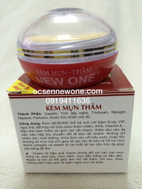 Ốc Sên New Today - Kem trị mụn - Thâm - Mờ sẹo Linh Chi (9g) OS050