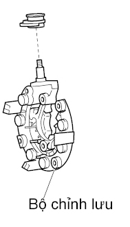 bộ chỉnh lưu Máy phát điện BMW X5 3.0si - 12317560989