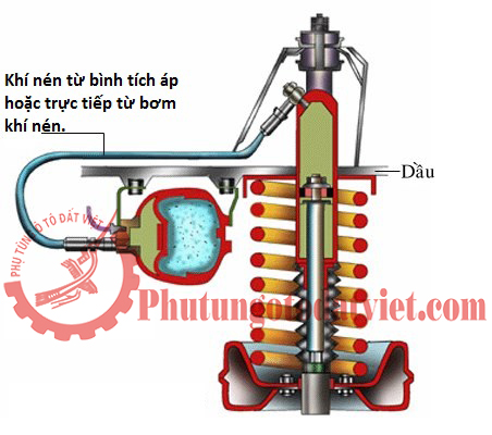 Giảm xóc ( Phuộc nhún ) Sau Cadillac SRX 2004-2009 - 19302764