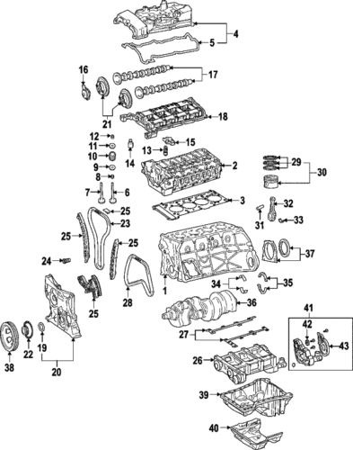 đồ họa Gioăng nắp máy ( gioăng nắp giàn cò) Mercedes - 2710160921