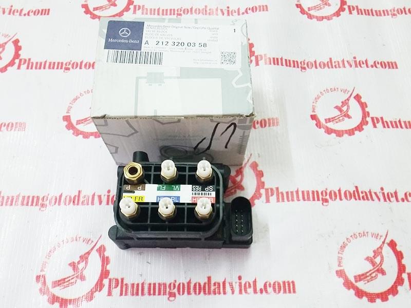 Van chia hơi bơm nâng gầm Mercedes S500 S600 - 2123200358