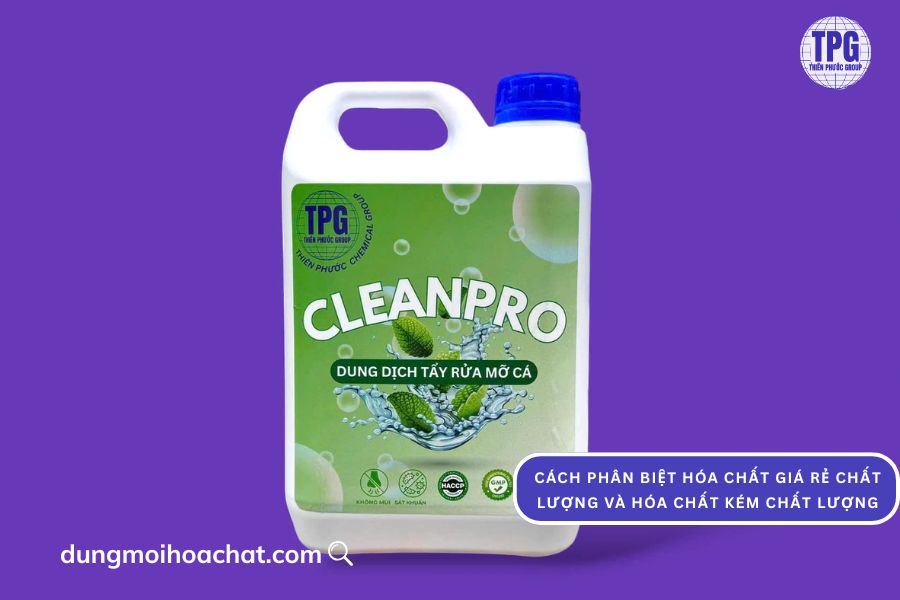 hóa chất tẩy rửa mỡ cá