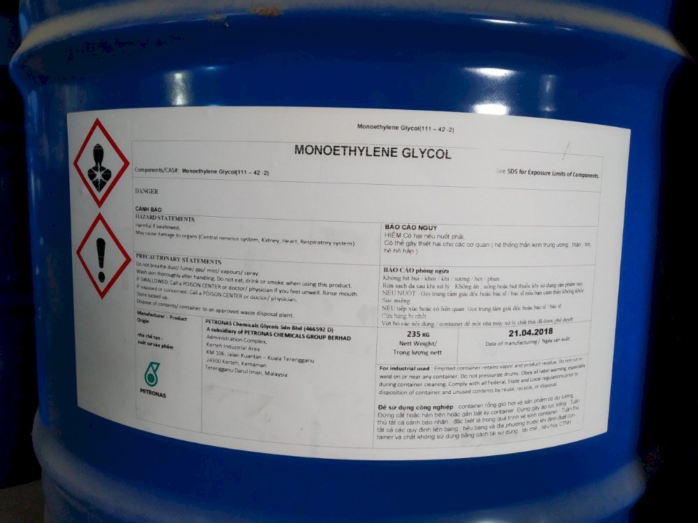 Monoethylene glycol (dung môi meg)