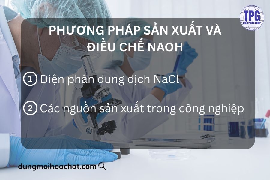Phương pháp sản xuất và điều chế NaOH
