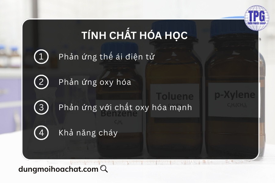 Tính chất hóa học của Toluen