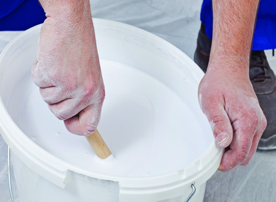 Tỷ lệ pha xăng thơm với sơn