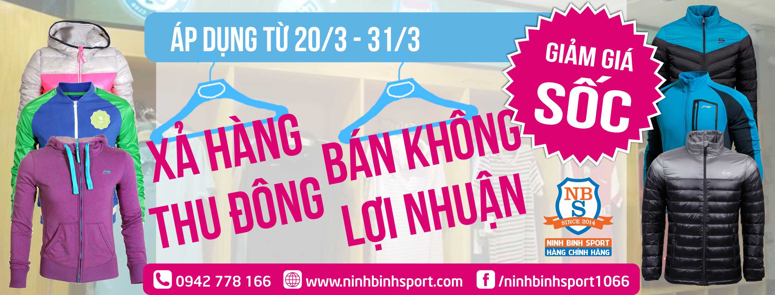 xả hàng thu đông - bán không lợi nhuận