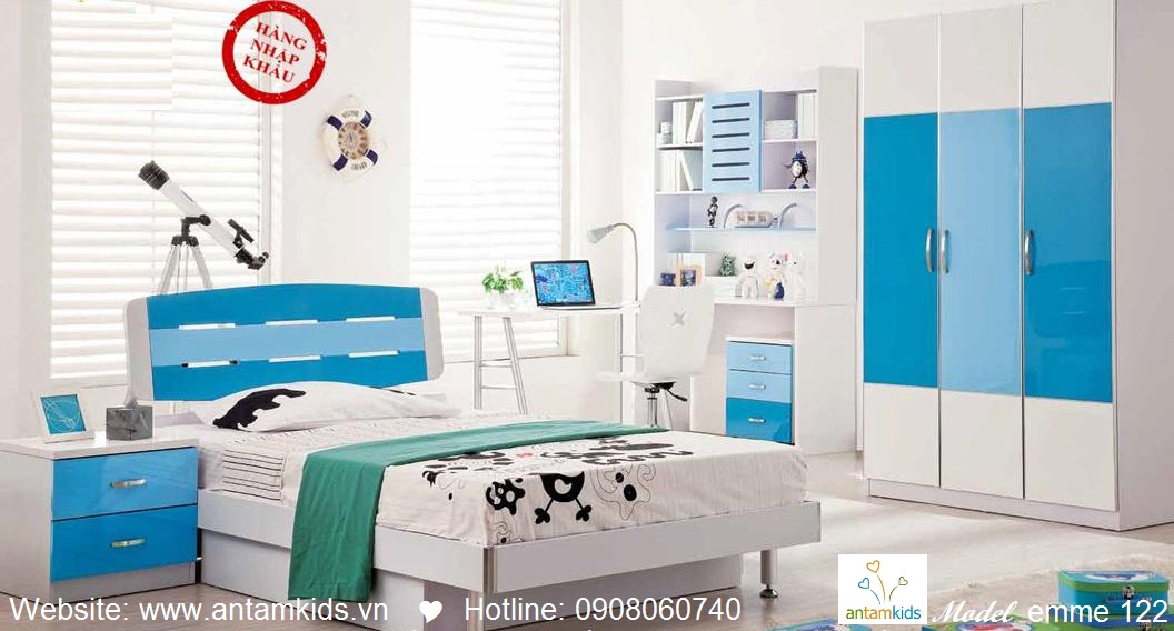 Phòng ngủ cho bé Emme 122 đẹp thiên thần | PHONG TRE EM ANTAMKIDS