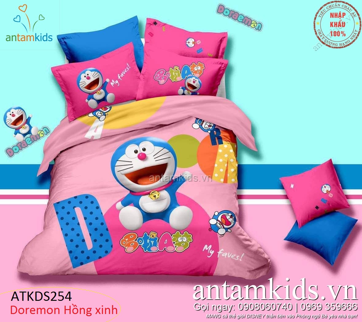 Chăn ga gối Doremon xịn, Chăn ga gối đệm Doremon trẻ em, Chăn ga gối hoạt hình Doremon, Chăn mền hình Doremon, Drap giường Doremon, Ra nệm Doremon cho bé yêu