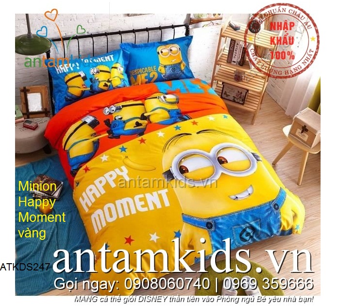 Chăn ga gối minion ngộ nghĩnh, chăn ga gối hình minion, chăn ga gối đệm minion đẹp, ga giường minion dễ thương, chăn ga gối đệm hoạt hình minion, drap trải giường minion, gối ôm minion, chăn ga minion, chăn gối drap mền minion cao cấp nhập khẩu tuyệt đẹp