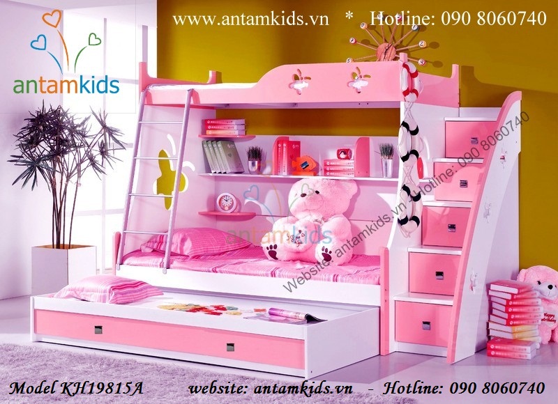 Giuong 3 tang tre em KH19815A - GIÁ ưu đãi TỐT NHẤT thị trường | ANTAMKIDS.VN