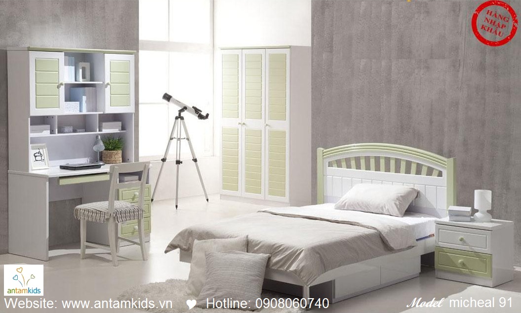 Phòng ngủ cho bé Michael 91 đẹp thiên thần | PHONG TRE EM ANTAMKIDS