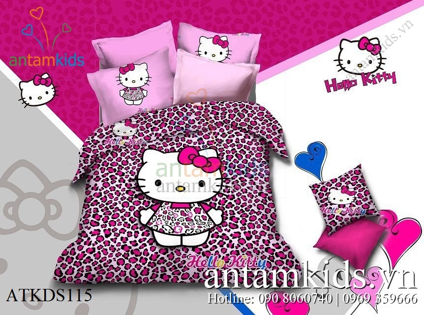 Bo men drap Hello Kitty ATKDS115 - Chan ga goi tre em AnTamKids.vn