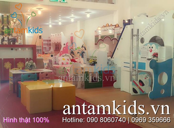 Nội thất bé yêu tp HCM, Phòng ngủ cho bé trai bé gái, Giường hình xe ô tô, Giường công chúa, Giường Hello Kitty, Giường tầng công chúa, Giường ngủ Angry Birds, Bàn học trẻ em, tủ áo cho bé trai bé gái Antamkids.vn