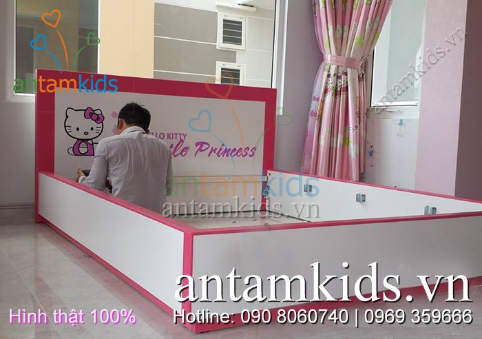 Nội thất bé yêu tp HCM, Phòng ngủ cho bé trai bé gái, Giường hình xe ô tô, Giường công chúa, Giường Hello Kitty, Giường tầng công chúa, Giường ngủ Angry Birds, Bàn học trẻ em, tủ áo cho bé trai bé gái Antamkids.vn