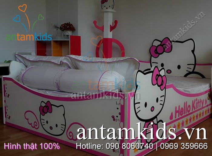 Nội thất bé yêu tp HCM, Phòng ngủ cho bé trai bé gái, Giường hình xe ô tô, Giường công chúa, Giường Hello Kitty, Giường tầng công chúa, Giường ngủ Angry Birds, Bàn học trẻ em, tủ áo cho bé trai bé gái Antamkids.vn