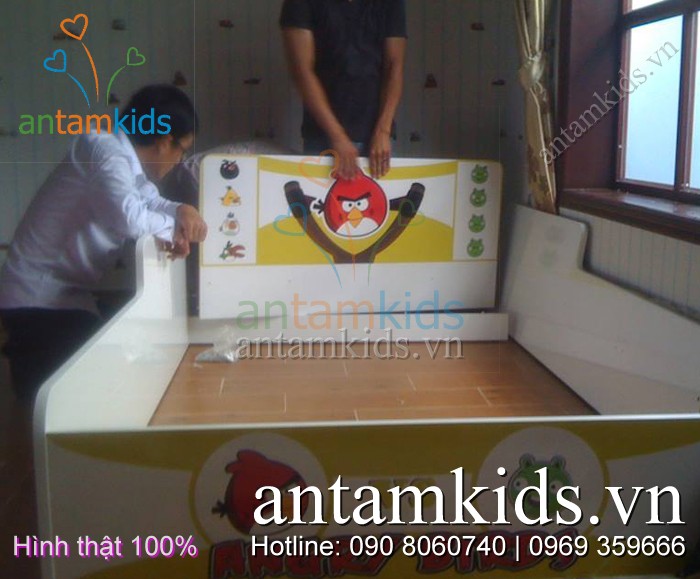 Nội thất bé yêu tp HCM, Phòng ngủ cho bé trai bé gái, Giường hình xe ô tô, Giường công chúa, Giường Hello Kitty, Giường tầng công chúa, Giường ngủ Angry Birds, Bàn học trẻ em, tủ áo cho bé trai bé gái Antamkids.vn