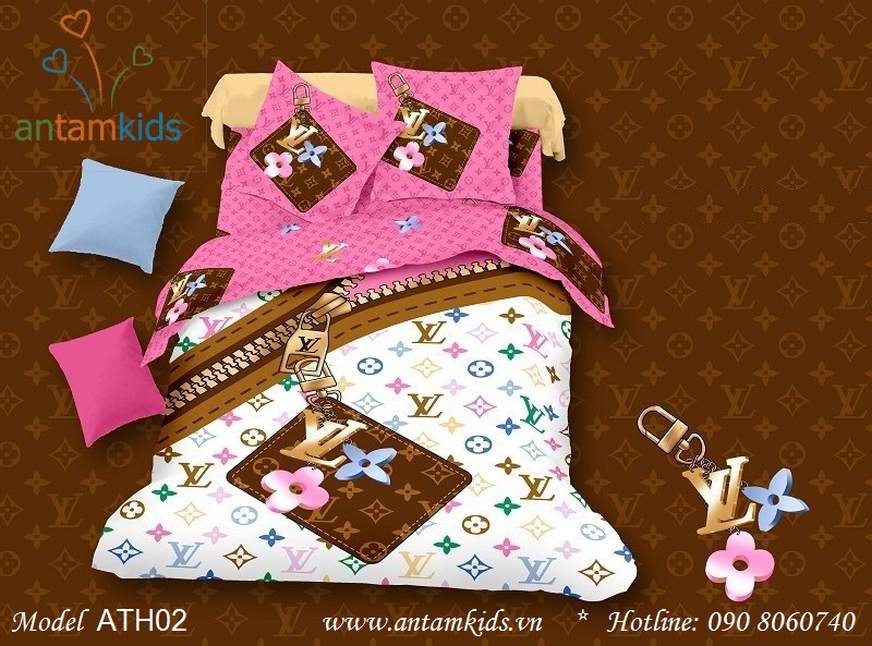 Bộ chăn ga gối Louis Vuitton LV, Mền drap gối Gucci, chăn ga Chanel, chăn ga gối cao cấp Dior, chăn ga gối hàng hiệu Versace, Chăn drap Hermes Paris, bộ drap giường Prada, chăn ga gối đệm Burberry, chăn ga gối đẹp D & G màu tím, màu hồng pha họa tiết da báo đầy sang trọng đằm thắm, chăn ga gối đẹp Giorgio Armani, chăn ga gối thương hiệu Fendi, chăn ga gối nhập ngoại Givenchy…