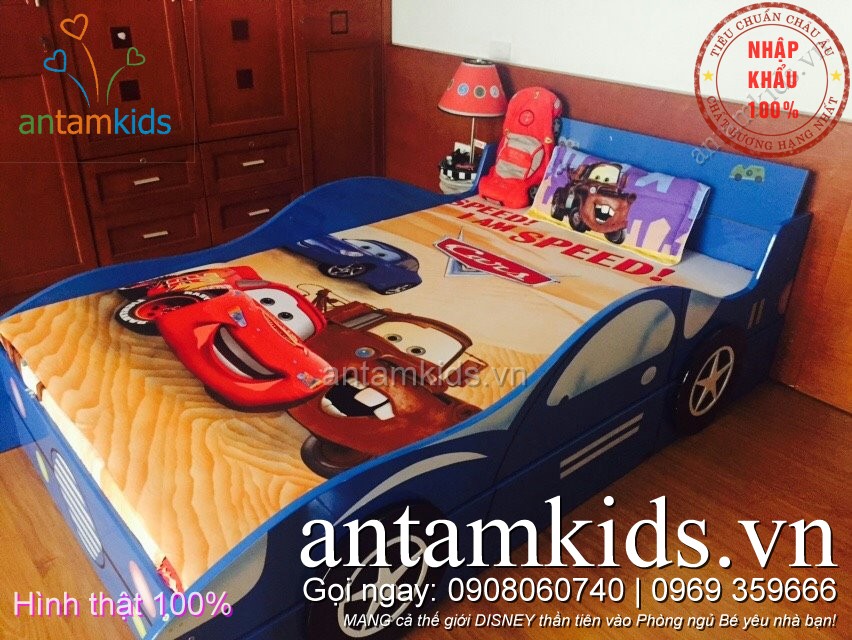 Bộ chăn ga gối hoạt hình McQueen