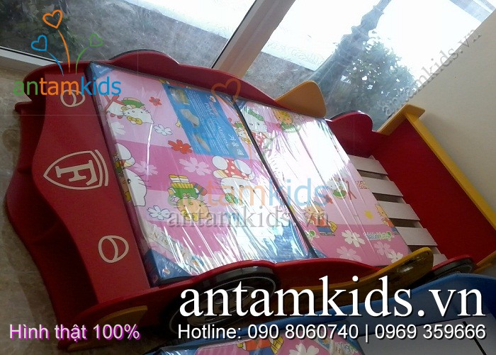 Giường ô tô cho bé trai tuyệt đẹp - Giường xe hơi cho con trai AnTamKids.vn