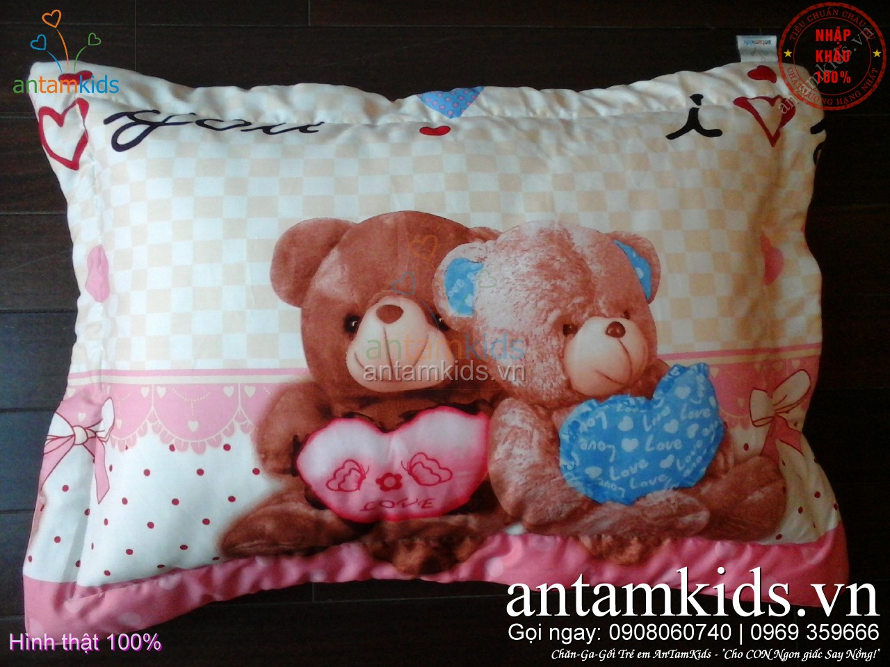 Chan ga goi gau Teddy Misa hong xanh de thuong antamkids