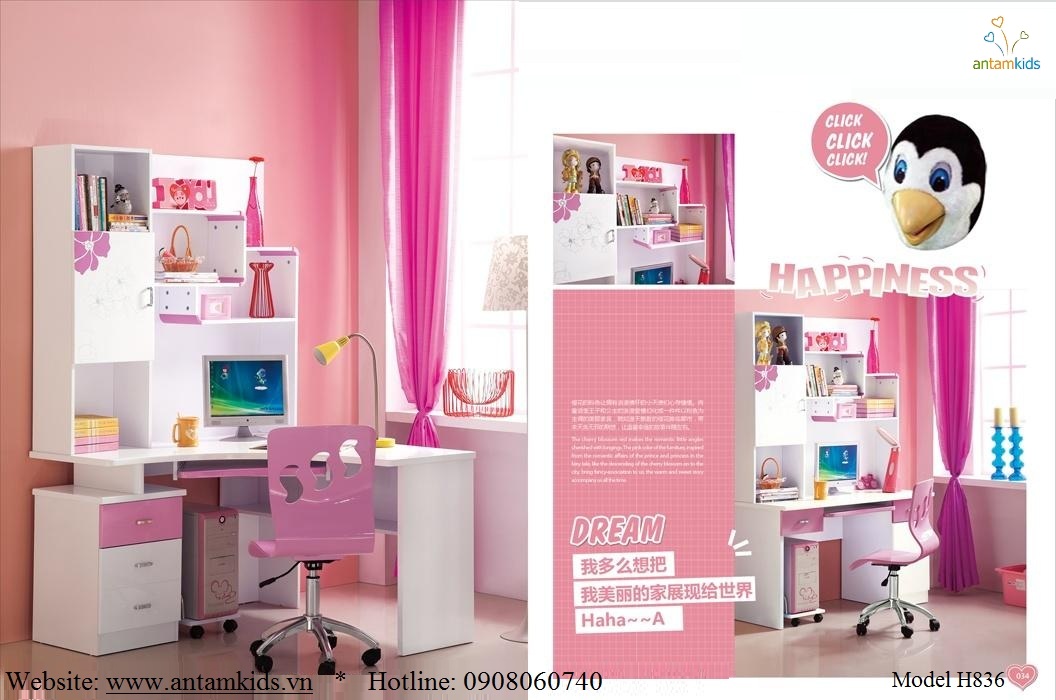 Bàn học trẻ em H836