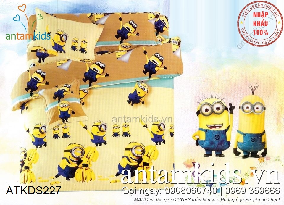 Chăn ga gối Minion chuối vàng ngộ nghĩnh đáng yêu, Chăn ga gối minion cho bé trai bé gái, chăn ga gối hình minion ngộ nghĩnh, chăn ga gối đệm minion đẹp, ga giường minion dễ thương, chăn ga gối đệm hoạt hình minion, drap trải giường minion, gối ôm minion, chăn ga minion, chăn gối drap mền minion cao cấp nhập khẩu tuyệt đẹp